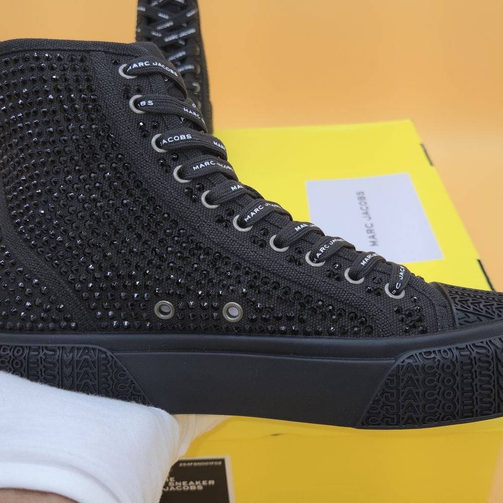 Marc Jacobs Black High-Top Sneakers - Picture 5 of 9